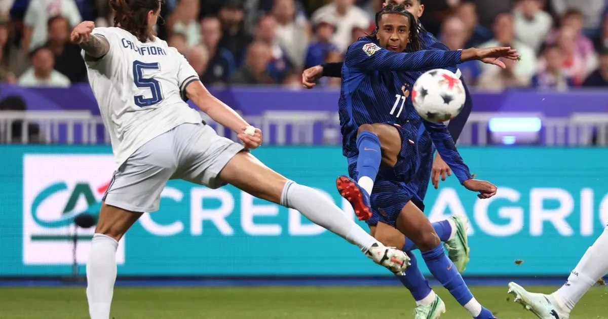 France and Italy Draw 1-1 in Zidane's Home Debut as Olise Stunner Cancelled Out by Bastoni