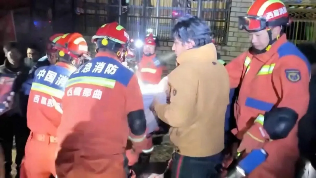 Magnitude-7 earthquake strikes Tibet, killing at least 16 and destroying hundreds of homes