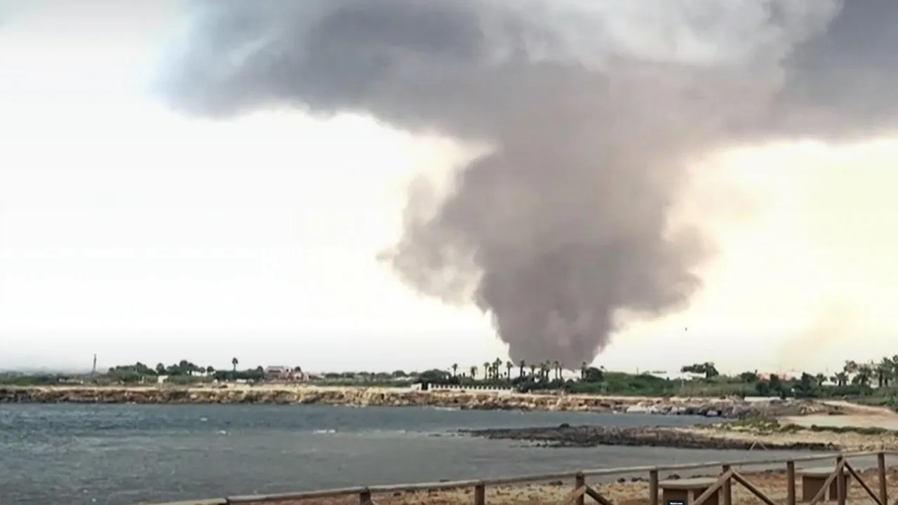 Tornado Tears Through Western Sicily, Injuring Two and Causing Widespread Damage