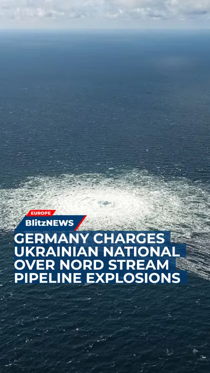 Germany Charges Ukrainian National Over Nord Stream Pipeline Explosions