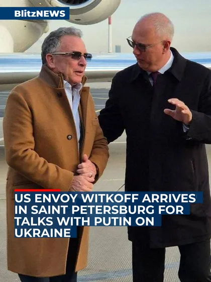 US Envoy Witkoff Arrives in Saint Petersburg for Talks With Putin on Ukraine